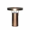 BringMe Portable bordlampe / batterilampe, bruneret messing