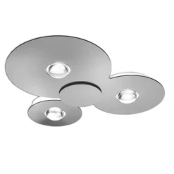 Bugia Triple Loftlampe, Krom