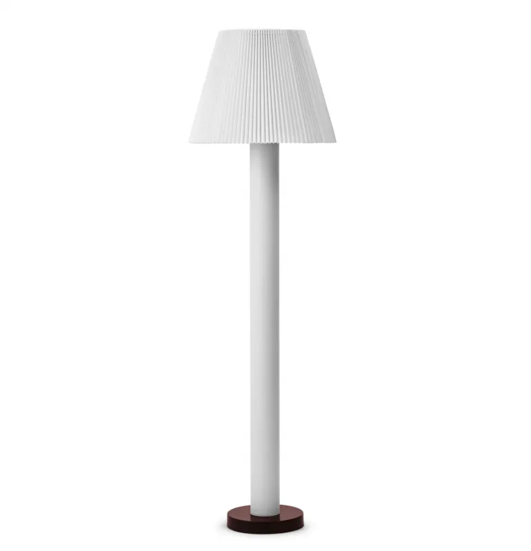 Cellu gulvlampe, hvid