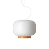 Chouchin 1 Reverse LED pendel m/dæmper, hvid/guld