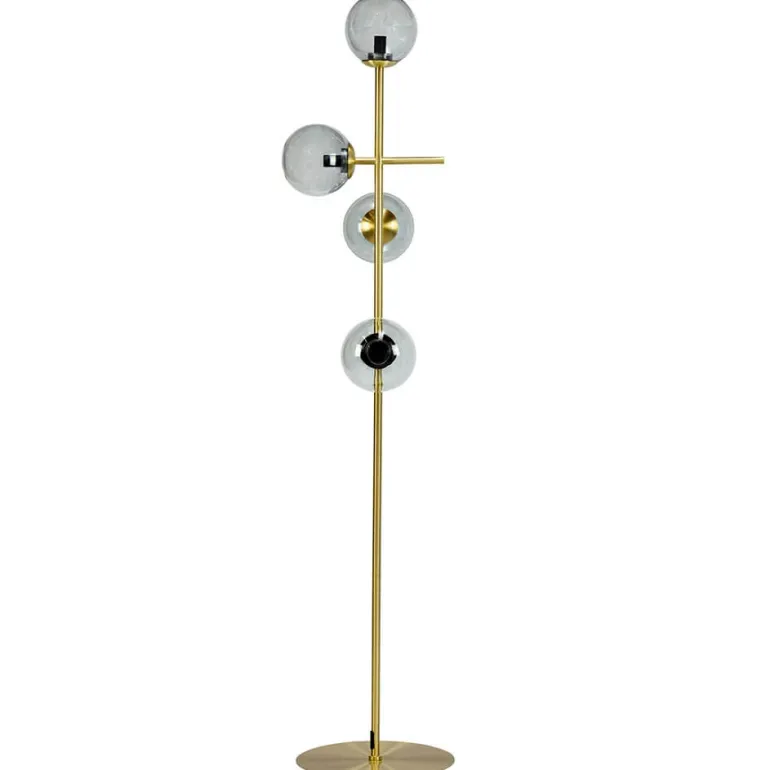 Como gulvlampe, messing