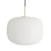Cuscino pendel large Ø35, messing/opal