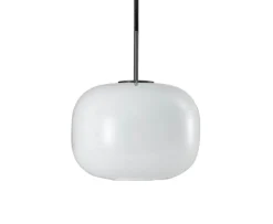 Cuscino pendel medium Ø26, titanium/opal