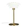 DL20 bordlampe, opal/messing