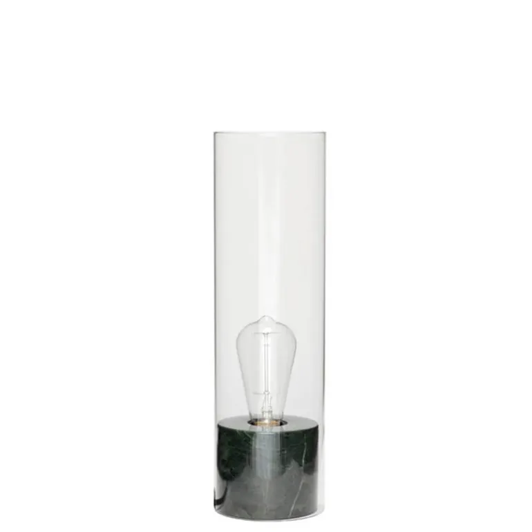 Elegant bordlampe, grøn