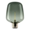 Flar large bordlampe, pearl/turquoise