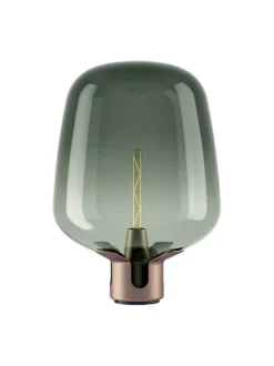 Flar large bordlampe, terra/turquoise