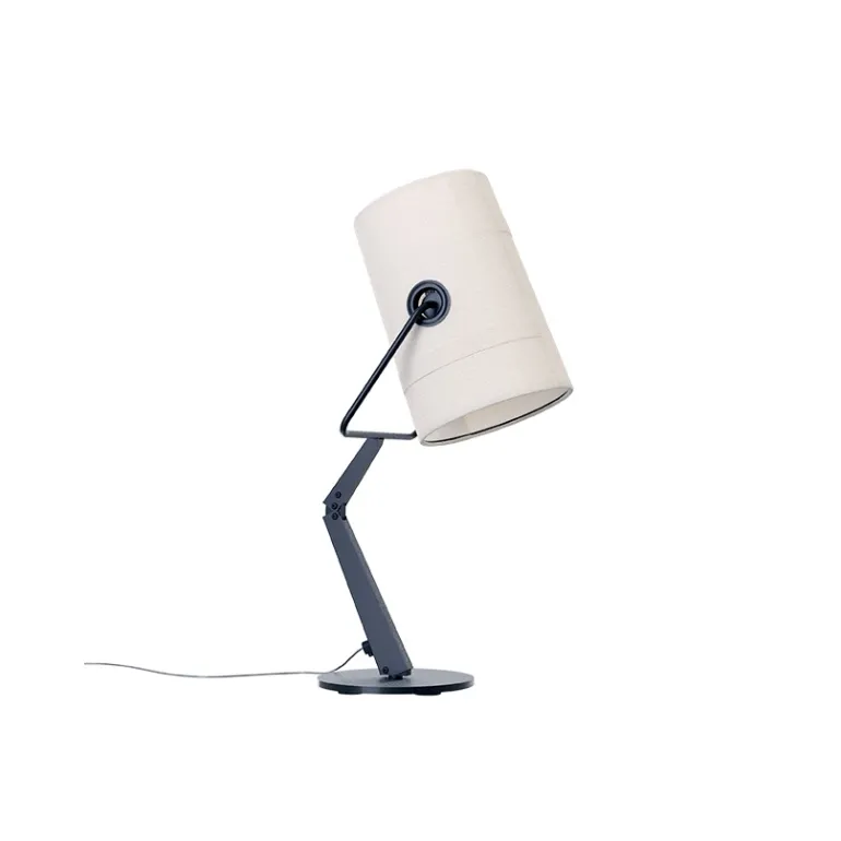 Fork bordlampe, antrasit/ivory
