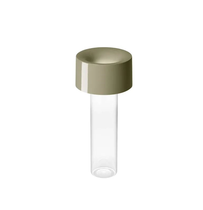 Foscarini Fleur bordlampe / batterilampe, salviegrøn