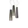 Glass Drop Pendel, Krom