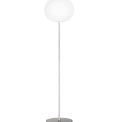 Glo-Ball F3 gulvlampe, sølv