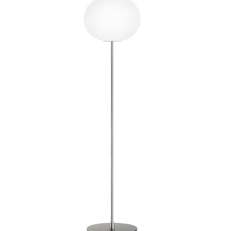 Glo-Ball F3 gulvlampe, sølv