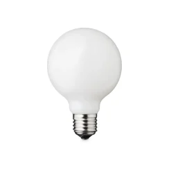 Globe Milky LED pære, Ø80