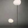 Gregg grande gulvlampe, grå/hvid