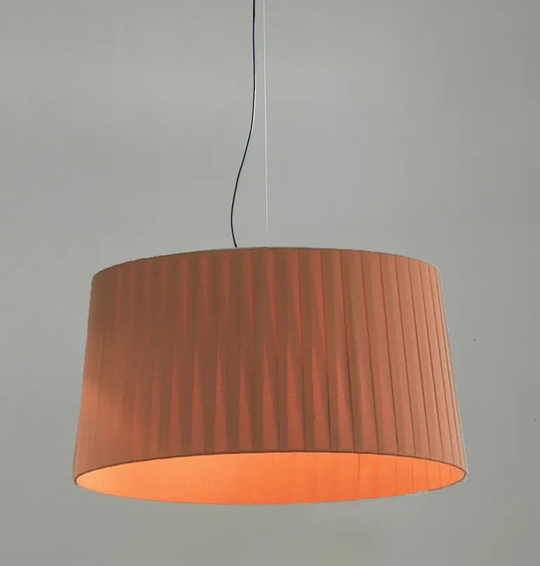 GT7 pendel, terracotta m/sort baldakin