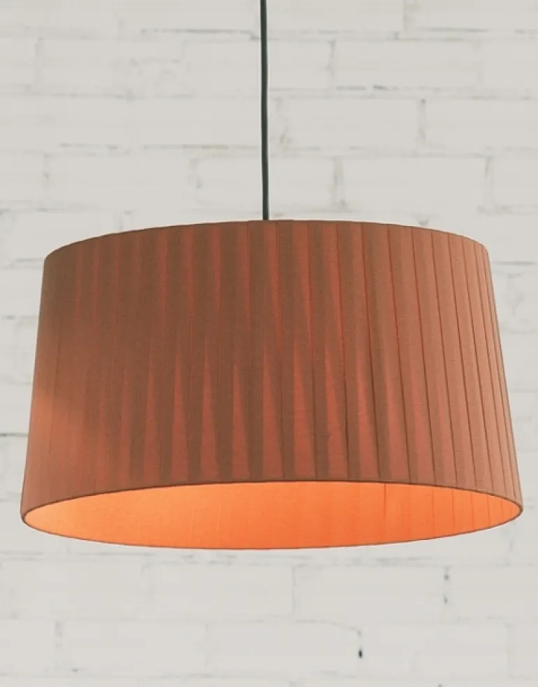 GT6 pendel Ø45, terracotta m/sort ophæng
