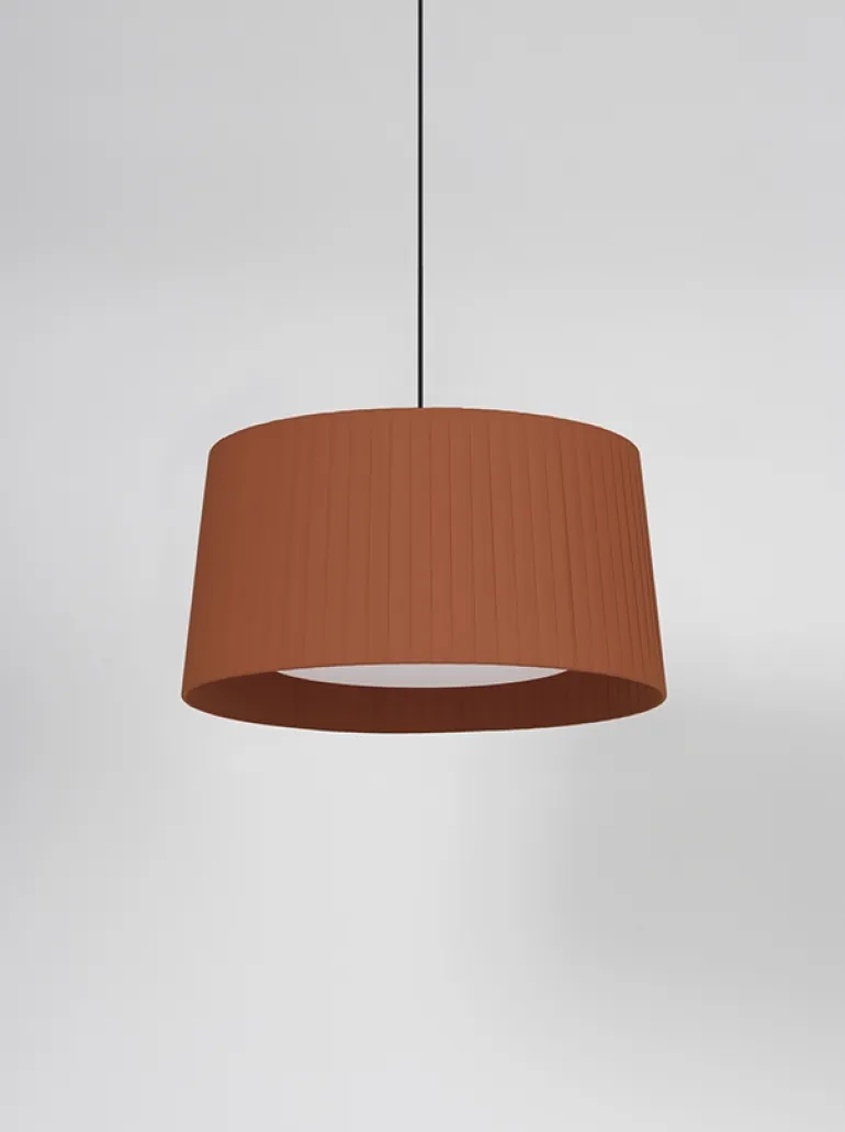 GT5 pendel Ø62, terracotta/sort/hvid