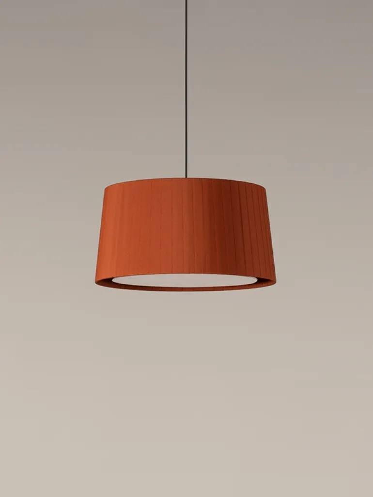 GT6 pendel Ø45, terracotta/sort/hvid