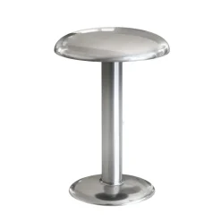 Gustave Bordlampe / Batterilampe, polished silver
