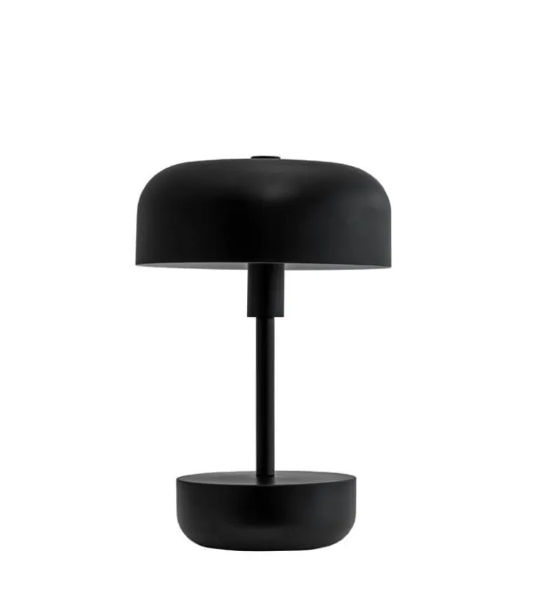 Haipot portable bordlampe/batterilampe, sort