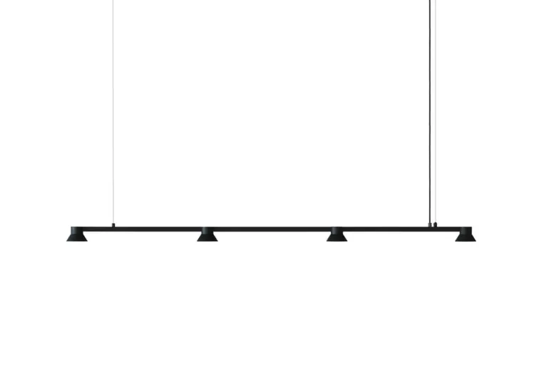 Hat Linear large pendel, sort