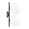IC Light C/W1 Double væglampe/loftlampe, sort