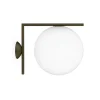 IC Light C/W2 udendørs væglampe/loftlampe, brun