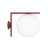 IC Light C/W2 udendørs væglampe/loftlampe, rød