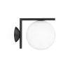 IC Light C/W1 udendørs væglampe/loftlampe, sort