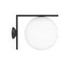 IC Light C/W2 udendørs væglampe/loftlampe, sort