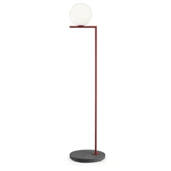 IC Light F1 udendørs gulvlampe, rød/sort lava