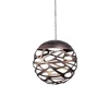 Kelly Cluster pendel, kobber/bronze