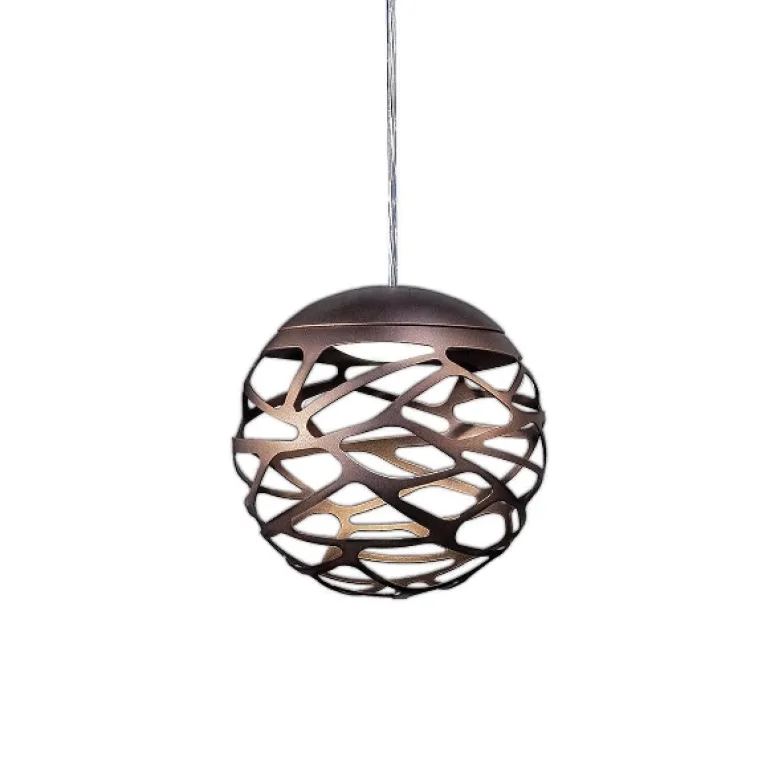Kelly Cluster pendel, kobber/bronze