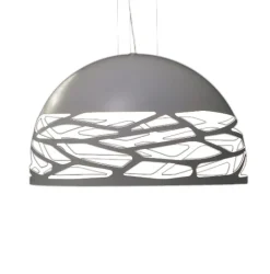 Kelly Medium Dome pendel, hvid