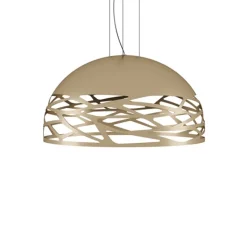 Kelly Small Dome pendel, mat pearl