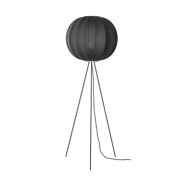 Knit-Wit Ø60 gulvlampe høj, sort
