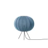 Knit-Wit Ø45 gulvlampe lav, bluestone