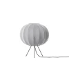 Knit-Wit Ø45 gulvlampe lav, sølv