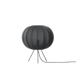 Knit-Wit Ø45 gulvlampe lav, sort