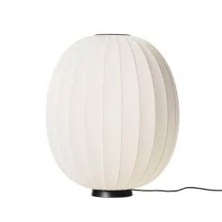 Knit-Wit Ø65 gulvlampe, pearl hvid