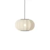 Knit-Wit Ø45 oval pendel, pearl hvid
