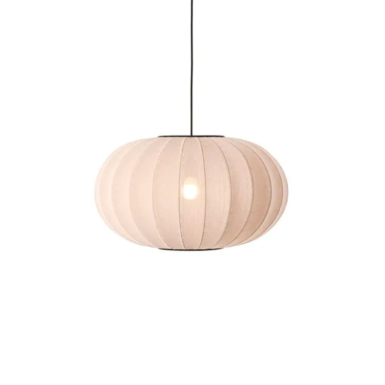 Knit-Wit Ø57 oval pendel, sandstone