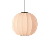 Knit-Wit Ø60 rund pendel LED, sandstone
