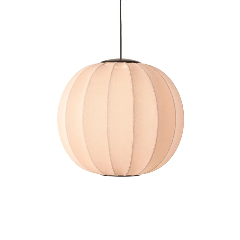 Knit-Wit Ø60 rund pendel LED, sandstone