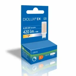 LED G9 4,1W 2700k, dæmpbar
