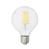 LED Pære Globe 8W Ø80 Klar - E27, Klar