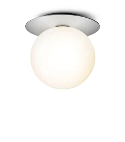 Liila 1 large væglampe / loftlampe IP44, light silver/opal