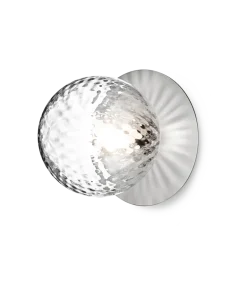 Liila 1 medium væglampe / loftlampe IP44, light silver/klar