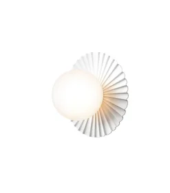 Liila Muuse væglampe / loftlampe small, hvid/opal