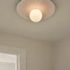 Liila Muuse væglampe / loftlampe medium, Nordic guld/opal